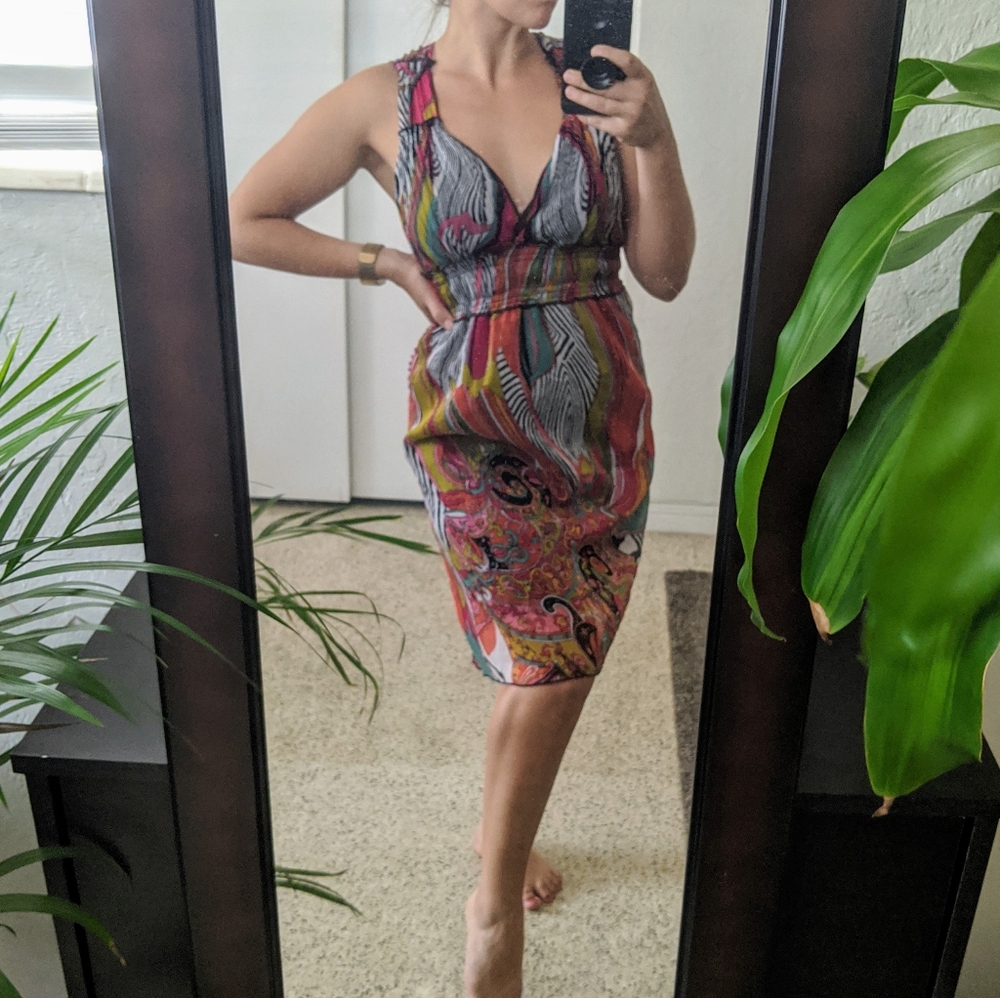 Colorful Patterned Summer Dress